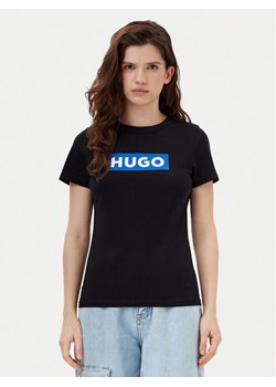 HUGO T-Shirt Classic 50510772 Czarny Regular Fit ze sklepu MODIVO w kategorii Bluzki damskie - zdjęcie 181207010