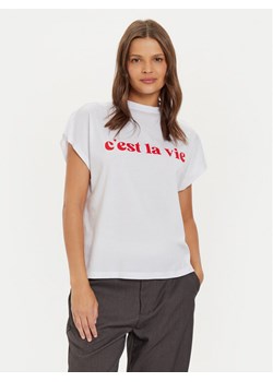 Noisy May T-Shirt 27030827 Biały Oversize ze sklepu MODIVO w kategorii Bluzki damskie - zdjęcie 181207030