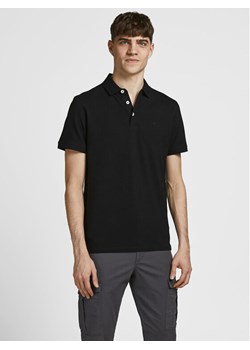 Jack&Jones Polo Paulos 12136668 Czarny Slim Fit ze sklepu MODIVO w kategorii T-shirty męskie - zdjęcie 181207080