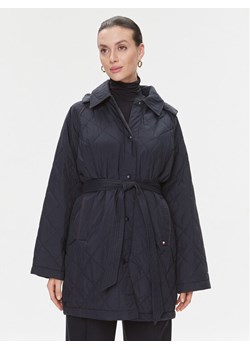 Tommy Hilfiger Kurtka przejściowa WW0WW40469 Granatowy Relaxed Fit ze sklepu MODIVO w kategorii Kurtki damskie - zdjęcie 181207363
