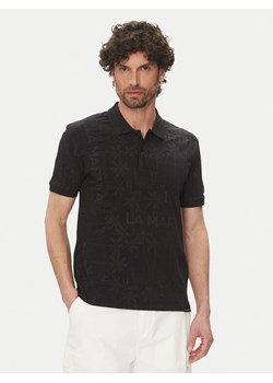 La Martina Polo Allen MAP010 JS402 Czarny Regular Fit ze sklepu MODIVO w kategorii T-shirty męskie - zdjęcie 181207480