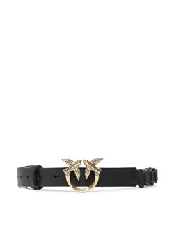 Pinko Pasek Damski Love Duble Belt H2 2022 PLT01 1H2114 Y7SP Czarny ze sklepu MODIVO w kategorii Paski damskie - zdjęcie 181207520