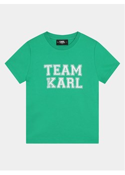 Karl Lagerfeld Kids T-Shirt Z30049 D Zielony Regular Fit ze sklepu MODIVO w kategorii T-shirty chłopięce - zdjęcie 181207534