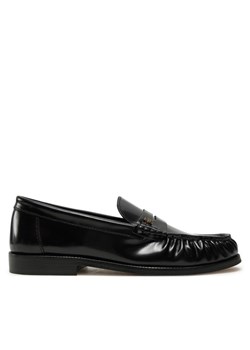 Tommy Hilfiger Mokasyny Loafer Abrasivato Leather FW0FW08617 Czarny ze sklepu MODIVO w kategorii Mokasyny damskie - zdjęcie 181207681