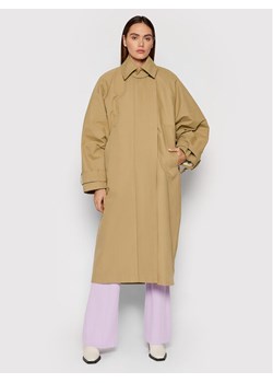 Remain Płaszcz przejściowy Koko RM937 Beżowy Loose Fit ze sklepu MODIVO w kategorii Płaszcze damskie - zdjęcie 181207692