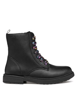 Geox Kozaki Jr Eclair J049QD 0003W C9240 M Czarny ze sklepu MODIVO w kategorii Buty zimowe dziecięce - zdjęcie 181207862