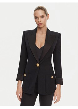 Balmain Marynarka DF1SE095ME54 Czarny Regular Fit ze sklepu MODIVO w kategorii Marynarki damskie - zdjęcie 181207870