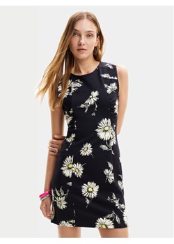 Desigual Sukienka letnia Lorena 24SWVK18 Czarny Regular Fit ze sklepu MODIVO w kategorii Sukienki - zdjęcie 181207923