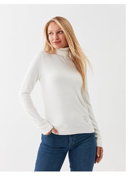 Liu Jo Golf WF3126 MA18F Écru Regular Fit ze sklepu MODIVO w kategorii Swetry damskie - zdjęcie 181207962