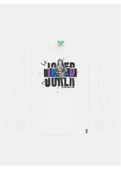 United Colors Of Benetton Bluzka 3ATNC10MG Biały Regular Fit - id: 0000304522802 - marki United Colors Of Benetton - 181208194 United Colors Of Benetton Bluzka 3ATNC10MG Biały Regular Fit ze sklepu MODIVO w kategorii T-shirty chłopięce - zdjęcie 181208194