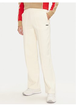 Fila Spodnie dresowe Lauka FAW0910 Écru Wide Leg ze sklepu MODIVO w kategorii Spodnie damskie - zdjęcie 181208241