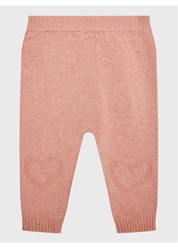 United Colors Of Benetton Spodnie dzianinowe 1036AF002 Różowy Regular Fit ze sklepu MODIVO w kategorii Spodnie i półśpiochy - zdjęcie 181208592