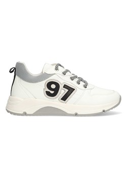 Vingino Skórzane sneakersy w kolorze białym ze sklepu Limango Polska w kategorii Buty sportowe dziecięce - zdjęcie 181210823