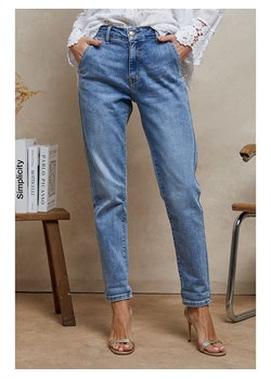 Plume Dżinsy &quot;Timeo&quot; - Tapered fit - w kolorze błękitnym ze sklepu Limango Polska w kategorii Jeansy damskie - zdjęcie 181210884