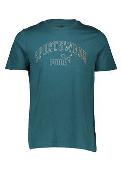 Puma Koszulka &quot;Essential+&quot; w kolorze turkusowym ze sklepu Limango Polska w kategorii T-shirty męskie - zdjęcie 181211400