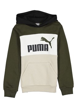 Puma Bluza &quot;ESS&quot; w kolorze oliwkowo-beżowo-białym ze sklepu Limango Polska w kategorii Bluzy chłopięce - zdjęcie 181211590