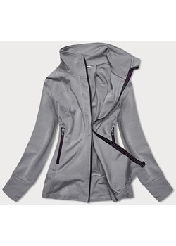 Damska bluza ze stójką szara (hd150-03) ze sklepu goodlookin.pl w kategorii Bluzy damskie - zdjęcie 181211764