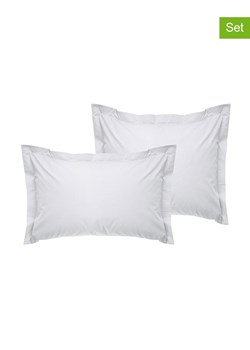 Colourful Cotton Poszewki renforcè (2 szt.) w kolorze białym na poduszkę ze sklepu Limango Polska w kategorii Poszewki na poduszki - zdjęcie 181211942