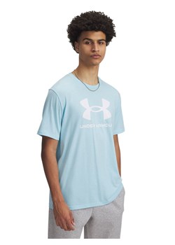 Under Armour Koszulka w kolorze błękitnym ze sklepu Limango Polska w kategorii T-shirty męskie - zdjęcie 181212203