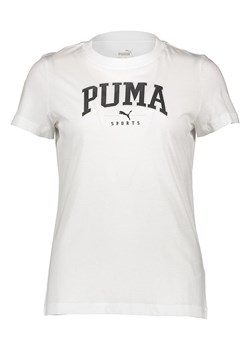 Puma Koszulka &quot;Squad&quot; w kolorze białym ze sklepu Limango Polska w kategorii Bluzki damskie - zdjęcie 181212611
