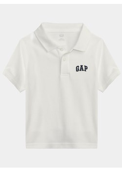 Gap Polo 857486-00 Biały Regular Fit ze sklepu MODIVO w kategorii T-shirty chłopięce - zdjęcie 181212904