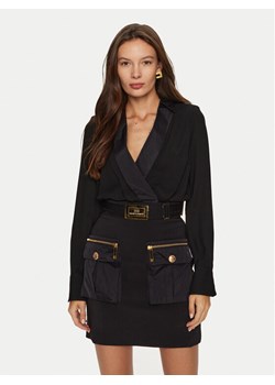Elisabetta Franchi Sukienka koktajlowa AB-655-46E1 Czarny Regular Fit ze sklepu MODIVO w kategorii Sukienki - zdjęcie 181212940