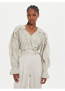 Karen by Simonsen Bluzka Penelope 10105048 Beżowy Loose Fit ze sklepu MODIVO w kategorii Bluzki damskie - zdjęcie 181212983