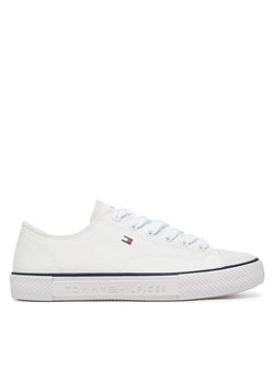 Tommy Hilfiger Trampki T3X9-33846-0890100 Biały ze sklepu MODIVO w kategorii Trampki dziecięce - zdjęcie 181213053