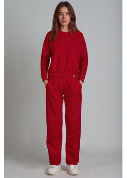 Komplet bluza+spodnie Vivisence 9205kmpl czerwony ze sklepu kontri.pl w kategorii Dresy damskie - zdjęcie 181213454