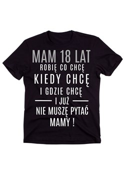 Męska Koszulka na 18 urodziny, KOSZULKA NA OSIEMNASTKĘ DLA CHŁOPAKA ze sklepu Time For Fashion w kategorii T-shirty męskie - zdjęcie 181213554