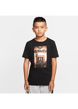 T-shirt z krótkim rękawem dla dużych dzieci (chłopców) Air Jordan - Czerń ze sklepu Nike poland w kategorii T-shirty chłopięce - zdjęcie 181215954