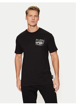 Plein Sport T-Shirt AADC MTK7913 STE003N Czarny Regular Fit ze sklepu MODIVO w kategorii T-shirty męskie - zdjęcie 181216054