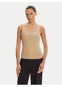 Rinascimento Top CFC0124040003 Beżowy Regular Fit ze sklepu MODIVO w kategorii Bluzki damskie - zdjęcie 181216064