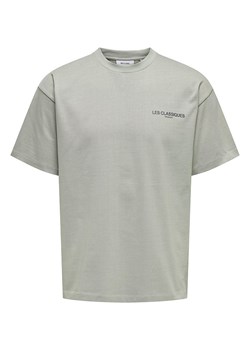 ONLY &amp; SONS Koszulka w kolorze szarym ze sklepu Limango Polska w kategorii T-shirty męskie - zdjęcie 181217541