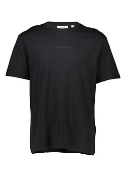 ONLY &amp; SONS Koszulka w kolorze czarnym ze sklepu Limango Polska w kategorii T-shirty męskie - zdjęcie 181217581