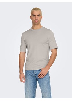 ONLY &amp; SONS Koszulka w kolorze beżowym ze sklepu Limango Polska w kategorii T-shirty męskie - zdjęcie 181217684