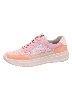 Legero Skórzane sneakersy &quot;Sprinter&quot; w kolorze jasnoróżowym ze wzorem ze sklepu Limango Polska w kategorii Buty sportowe damskie - zdjęcie 181218120