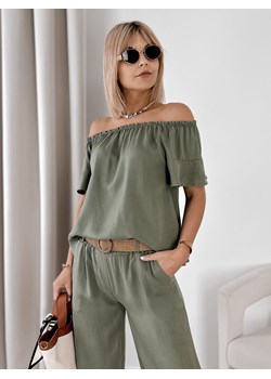 bluzka enessa khaki one size - id: prod-79913-group - marki UBRA - 181218420 bluzka enessa khaki one size ze sklepu UBRA w kategorii Bluzki damskie - zdjęcie 181218420