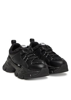 Sneakersy Buffalo Saturn Lace 1636350 Czarny ze sklepu eobuwie.pl w kategorii Buty sportowe damskie - zdjęcie 181218601