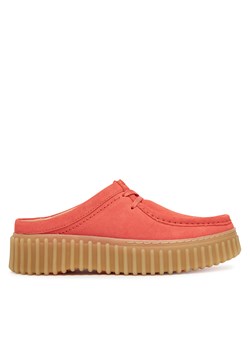 Klapki Clarks Torhill Mule 26181194 Koralowy ze sklepu eobuwie.pl w kategorii Klapki damskie - zdjęcie 181218604