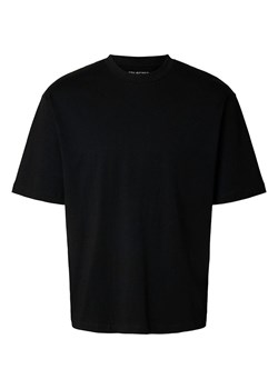 SELECTED HOMME Koszulka w kolorze czarnym ze sklepu Limango Polska w kategorii T-shirty męskie - zdjęcie 181218992