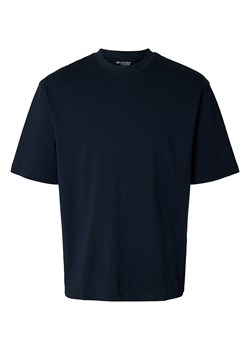 SELECTED HOMME Koszulka w kolorze granatowym ze sklepu Limango Polska w kategorii T-shirty męskie - zdjęcie 181218993