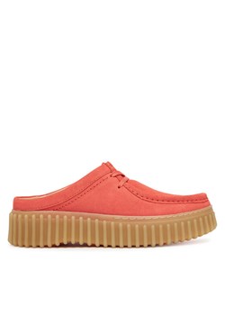 Clarks Klapki Torhill Mule 26181194 Koralowy ze sklepu MODIVO w kategorii Klapki damskie - zdjęcie 181219344