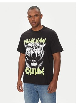 Versace Jeans Couture T-Shirt 78GAHT06 Czarny Regular Fit ze sklepu MODIVO w kategorii T-shirty męskie - zdjęcie 181219391