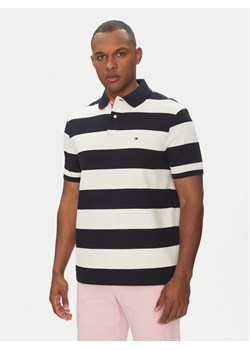 Tommy Hilfiger Polo MW0MW39045 Granatowy Regular Fit ze sklepu MODIVO w kategorii T-shirty męskie - zdjęcie 181219472