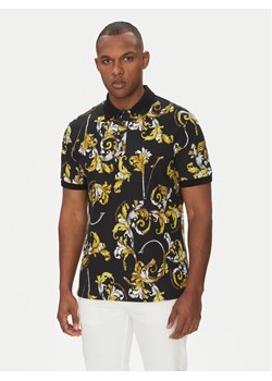 Versace Jeans Couture Polo 78GAG6S0 Czarny Regular Fit ze sklepu MODIVO w kategorii T-shirty męskie - zdjęcie 181219483