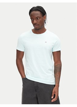 Tommy Jeans T-Shirt DM0DM04411 Zielony Slim Fit ze sklepu MODIVO w kategorii T-shirty męskie - zdjęcie 181219552