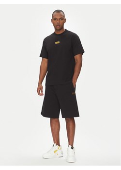 Versace Jeans Couture T-Shirt 78GAHT08 Czarny Regular Fit ze sklepu MODIVO w kategorii T-shirty męskie - zdjęcie 181219560