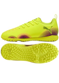 Buty piłkarskie Puma Future 8 Play Tt 108396-03 żółte ze sklepu ButyModne.pl w kategorii Buty sportowe dziecięce - zdjęcie 181220361