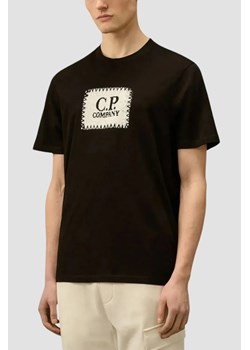 C.P. COMPANY Czarny męski t-shirt, Rozmiar M ze sklepu outfit.pl w kategorii T-shirty męskie - zdjęcie 181222390
